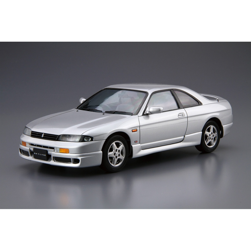 Aoshima: 1/24 NISSAN ECR33 SKYLINE GTS25T Type M '94 Scale Model Kit #94 (ONLINE ORDER ONLY)