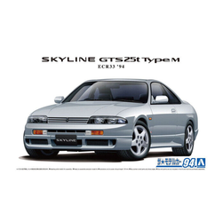 Aoshima: 1/24 NISSAN ECR33 SKYLINE GTS25T Type M '94 Scale Model Kit #94 (ONLINE ORDER ONLY)