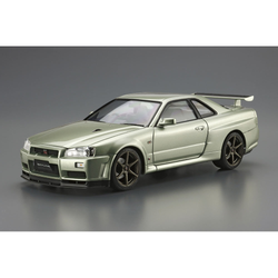 Aoshima: 1/24 Nissan BNR34 Skyline GT-R V-SpecII Nur. '02 Scale Model Kit #134 (ONLINE ORDER ONLY)