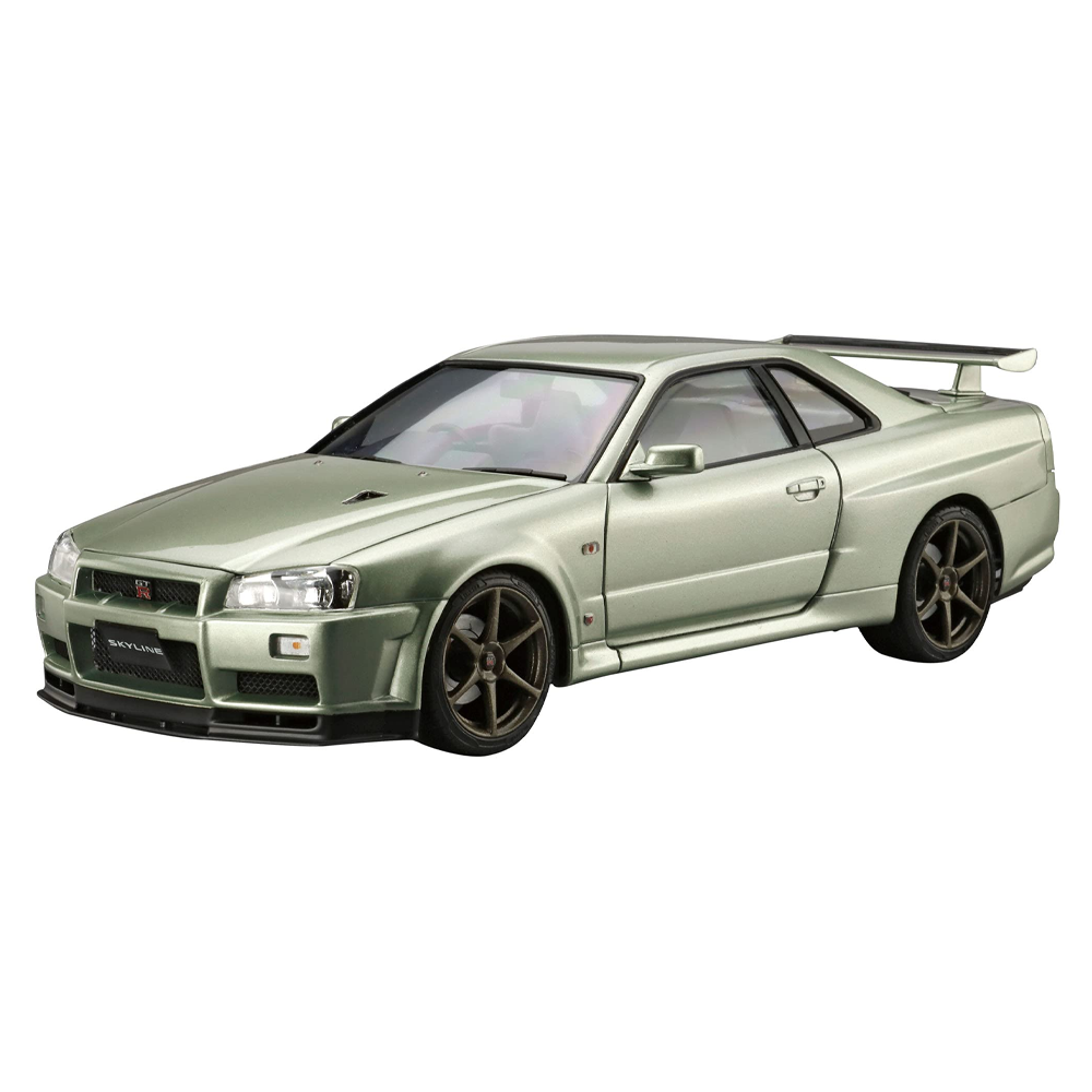 Aoshima: 1/24 Nissan BNR34 Skyline GT-R V-SpecII Nur. '02 Scale Model Kit #134 (ONLINE ORDER ONLY)