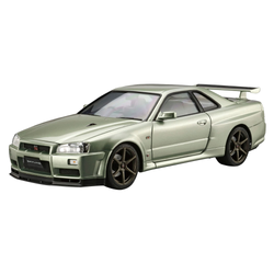 Aoshima: 1/24 Nissan BNR34 Skyline GT-R V-SpecII Nur. '02 Scale Model Kit #134 (ONLINE ORDER ONLY)