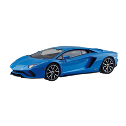 Aoshima: 1/32 The Snap Kit Lamborghini Aventador S (Pearl Blue) Scale Model Kit #12-E (ONLINE ORDER ONLY)