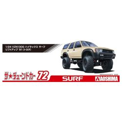 Aoshima: 1/24 Toyota Hilux Surf Lift Up VZN130G '91 Scale Model Kit #72 (ONLINE ORDER ONLY)