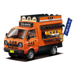 Aoshima: 1/24 Catering Machine Gyu-Donya Shop Truck Scale Model Kit #9 (ONLINE ORDER ONLY)