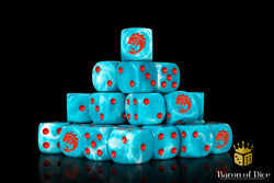 Sea Monsters Dice - Orange (ONLINE ORDER ONLY)
