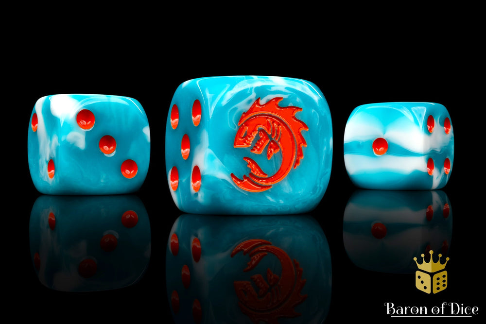 Sea Monsters Dice - Orange (ONLINE ORDER ONLY)