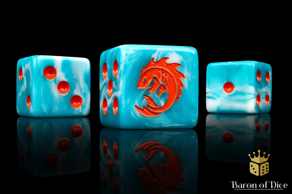 Sea Monsters Dice - Orange (ONLINE ORDER ONLY)