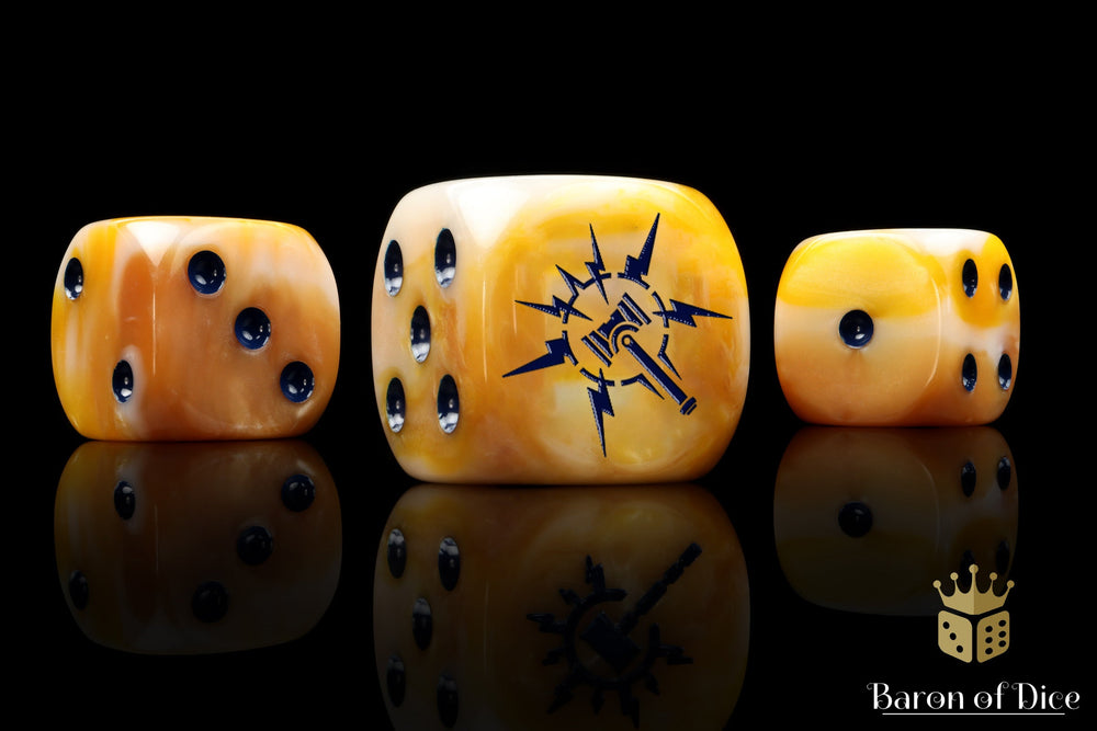 Lightning Hammer Dice - Golden Hues (ONLINE ORDER ONLY)