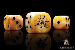 Lightning Hammer Dice - Golden Hues (ONLINE ORDER ONLY)