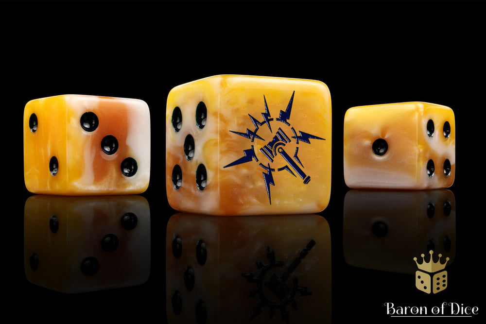Lightning Hammer Dice - Golden Hues (ONLINE ORDER ONLY)