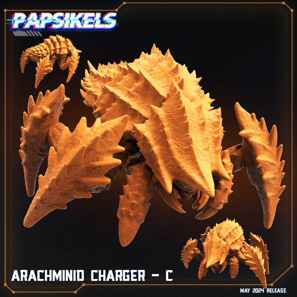 3D Printed Papsikels Arachminid Charger Set Democracy Troopers Bugs and Bots 28mm 32mm (Online Only)