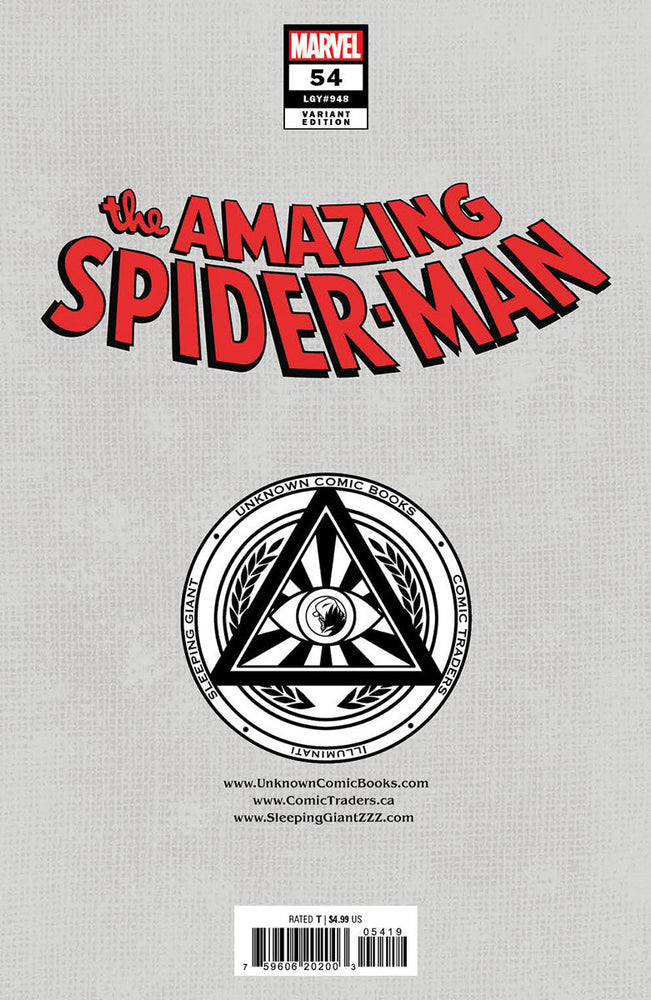 Amazing Spider-Man #54 Unknown Comics Saowee Virgin Exclusive Var (07/31/2024) (Online Only)
