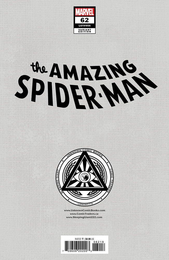 AMAZING SPIDER-MAN #62 UNKNOWN COMICS LEIRIX EXCLUSIVE VAR (11/27/2024) (Online Order Only)