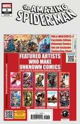 Amazing Spider-Man #3 Unknown Comics Kaare Andrews Exclusive Virgin Var (05/07/2025) (ONLINE ORDER ONLY)
