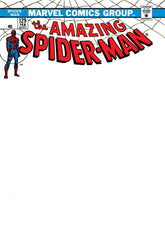 AMAZING SPIDER-MAN 129 UNKNOWN COMICS FACSIMILE EDITION EXCLUSIVE BLANK VAR  (02/22/2023) (ONLINE ORDER ONLY)