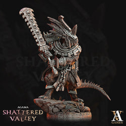 3D Printed Archvillain Games Agama Shattered Valley - Agama Aztical 28mm 32mm D&D (Online Only)