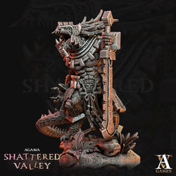 3D Printed Archvillain Games Agama Shattered Valley - Agama Aztical 28mm 32mm D&D (Online Only)