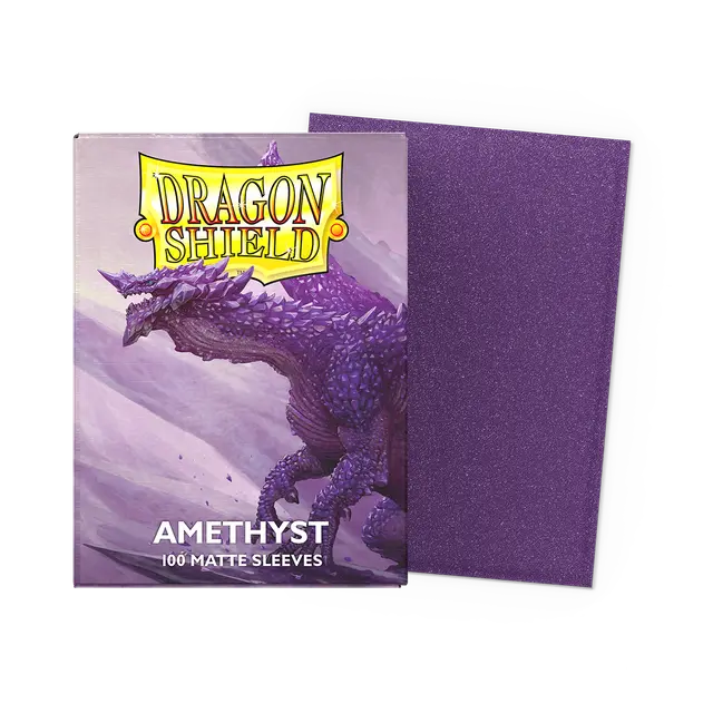 Dragon Shield: Standard 100ct Sleeves - Amethyst (Matte) (Online Order Only)