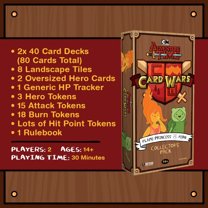 Adventure Time Card Wars: Flame Princess vs. Fern - Collector's Pack