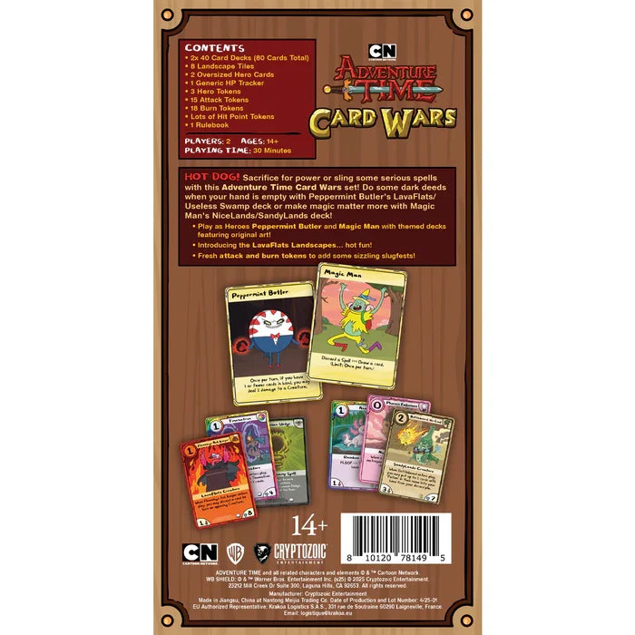 Adventure Time Card Wars: Peppermint Butler vs. Magic Man - Collector's Pack