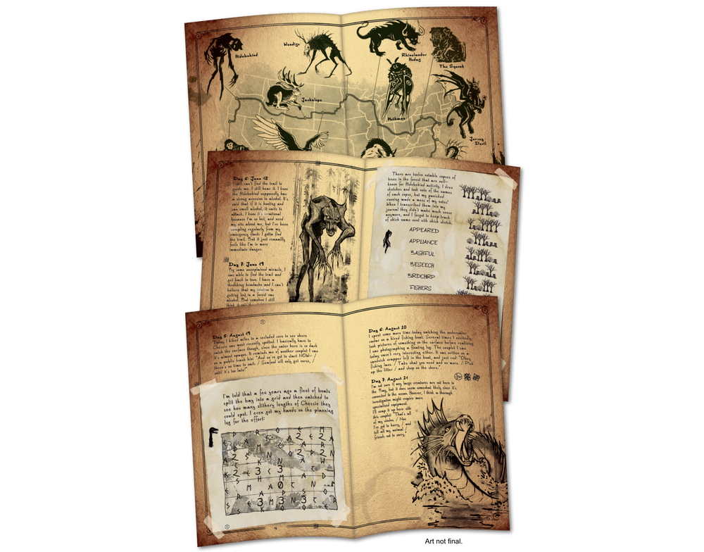 Cryptid Hunt: A Mystery Puzzle Gamebook (ONLINE ORDER ONLY)