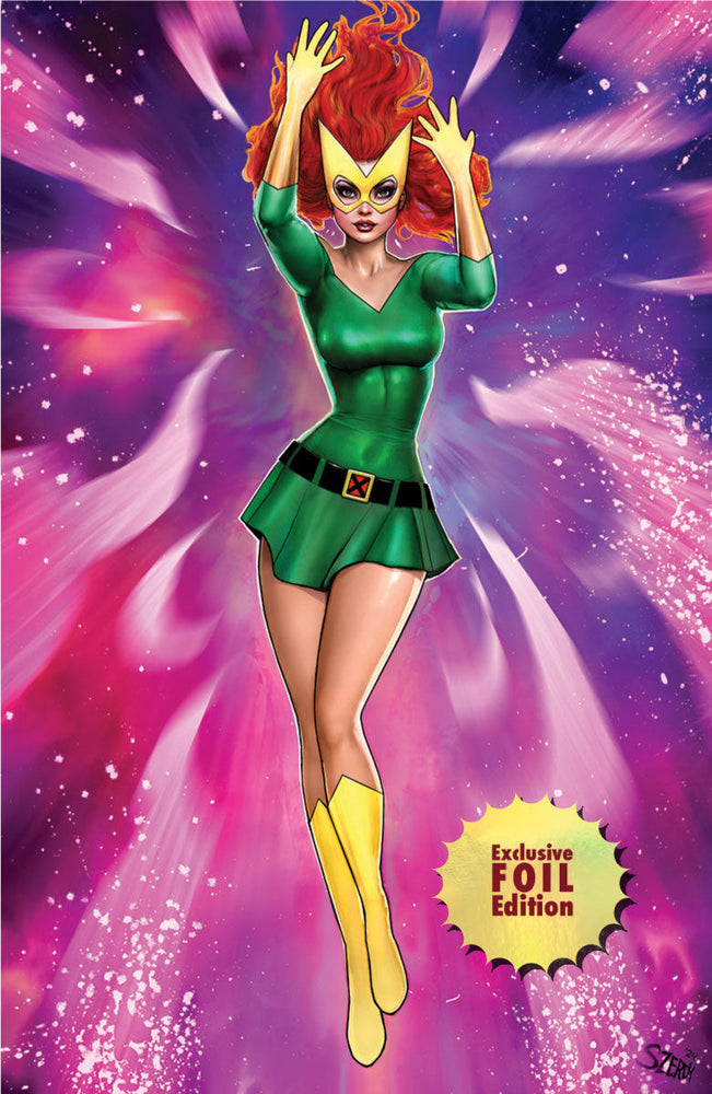[Signed by Nathan Szerdy] [FOIL] PHOENIX #1 UNKNOWN COMICS NATHAN SZERDY MARVEL GIRL VIRGIN EXCLUSIVE SDCC 2024 VAR [IN STOCK] (ONLINE ORDER ONLY)