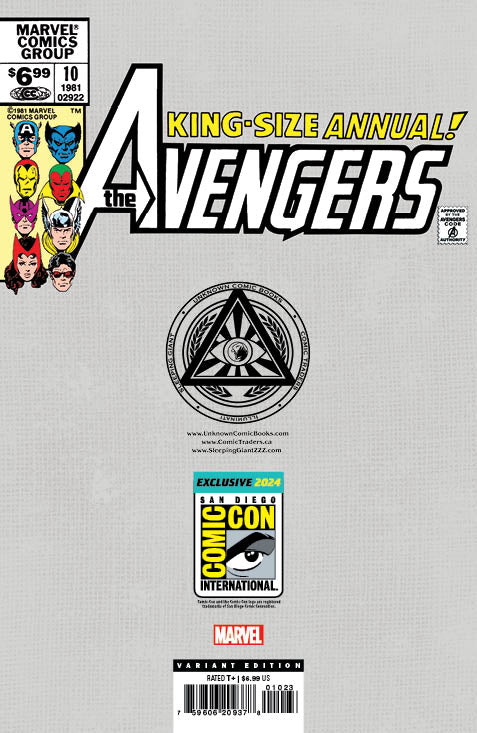 [Signed by Chris Claremont] AVENGERS ANNUAL #10 UNKNOWN COMICS NATHAN SZERDY EXCLUSIVE VAR FACSIMILE EDITION [IN STOCK] (ONLINE ORDER ONLY)