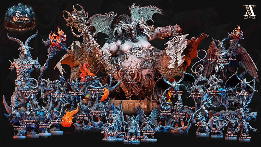 3D Printed Archvillain Games Tome of Demons Vol. II - Bodach 28mm 32mm D&D (Online Only)