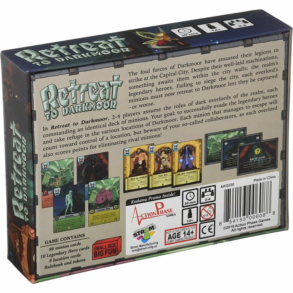 AZIAKG230 Retreat To Darkmoor Card Game Action Phase Games (ONLINE ORDER ONLY)