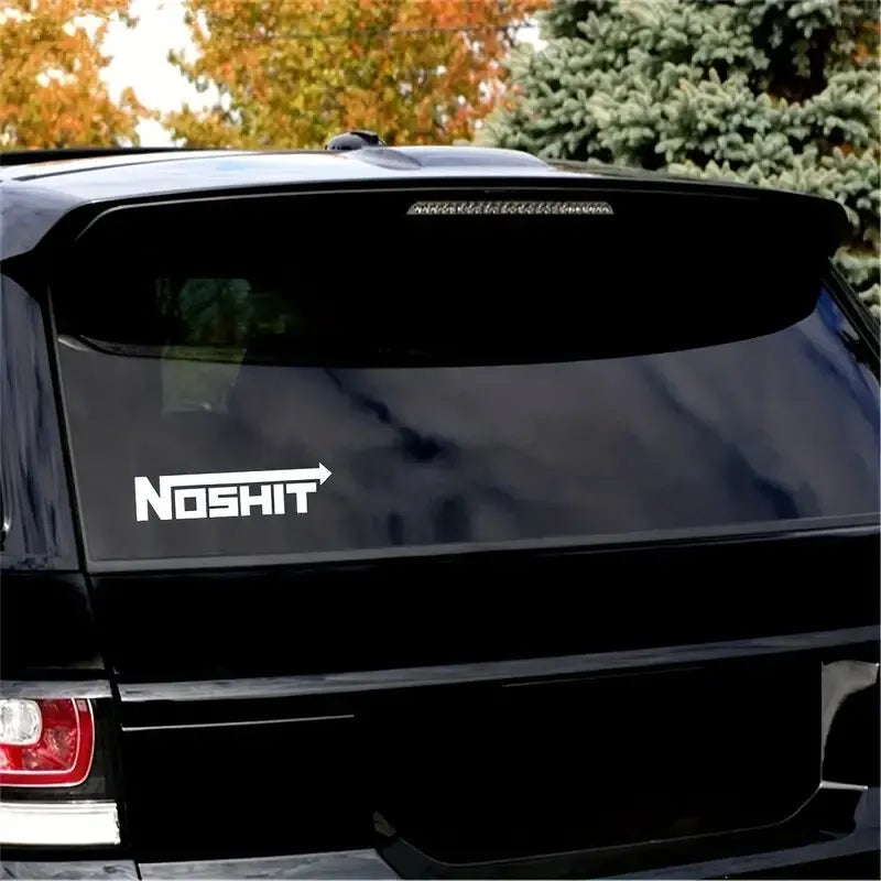 NOSHIT Nos Style Decal Funny Car Truck Vinyl Sticker JDM Racing Window Decal Stickers Jdm Window Decals (Online Order Only)