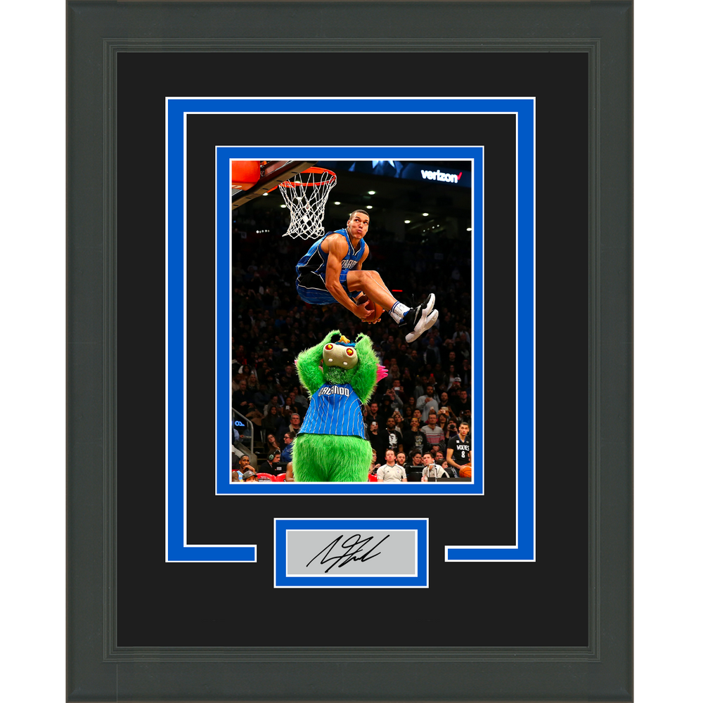 Framed Aaron Gordon Facsimile Laser Engraved Signature Auto Orlando Magic 11x14 Basketball Photo (ONLINE ORDER ONLY)