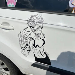 Anime Large Stickers For Car Sticker Handsome Boy Window Body Hood Decoration Die Cutting Waterproof Prevent PVC Vinyl Decals (ONLINE ORDER ONLY)