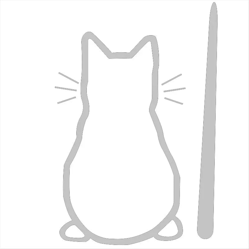 Kitty Cat Car Stickers Personalized Ecorative  Windshield Wiper Auto Parts After The File Glass Sticker Die Cutting Vinyl Decal (ONLINE ORDER ONLY)