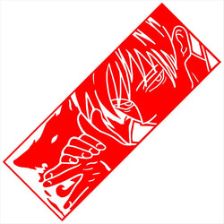 Anime Stickers  My Domain For Stickers Personality Decoration Laptop Computer Auto Parts Bumper The Window PVC Vinyl Decals (ONLINE ORDER ONLY)