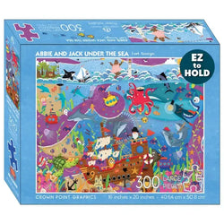Abbie & Jack Under the Sea 300 Piece Soft Touch Jigsaw Puzzle Crown Point (ONLINE ORDER ONLY)