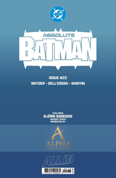 ABSOLUTE BATMAN #22 BJORN BARENDS EXCLUSIVE VAR (07/08/2026) (ONLINE ORDER ONLY)