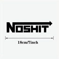 NOSHIT Nos Style Decal Funny Car Truck Vinyl Sticker JDM Racing Window Decal Stickers Jdm Window Decals (Online Order Only)