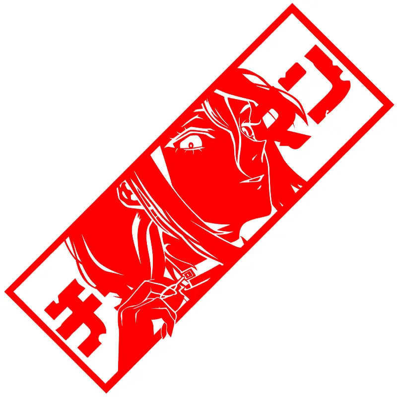 Makima Livestock Husba Shihai No Akuma | Car Sticker Anime Girl Comics Stickers Window Bumper Windshield Auto Parts Vinyl Decals (ONLINE ORDER ONLY)