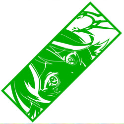 Jibril | NGNL | Car Stickers Anime Cute Girl Window Decoration Stickers Auto Parts Cartoon Laser Vinyl Decals (ONLINE ORDER ONLY)