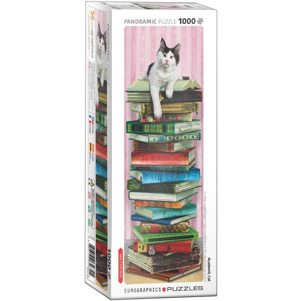 Academic Cat 1000 Piece Panoramic Jigsaw Puzzle Eurographics (ONLINE ORDER ONLY)