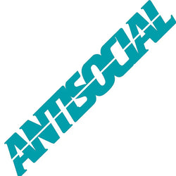 Antisocial Car Sticker Windshield Banner Night Run JDM Sport Competition Style Waterproof Sunscreen Decorative Vinyl Decals (ONLINE ORDER ONLY)