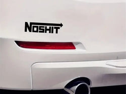 NOSHIT Nos Style Decal Funny Car Truck Vinyl Sticker JDM Racing Window Decal Stickers Jdm Window Decals (Online Order Only)