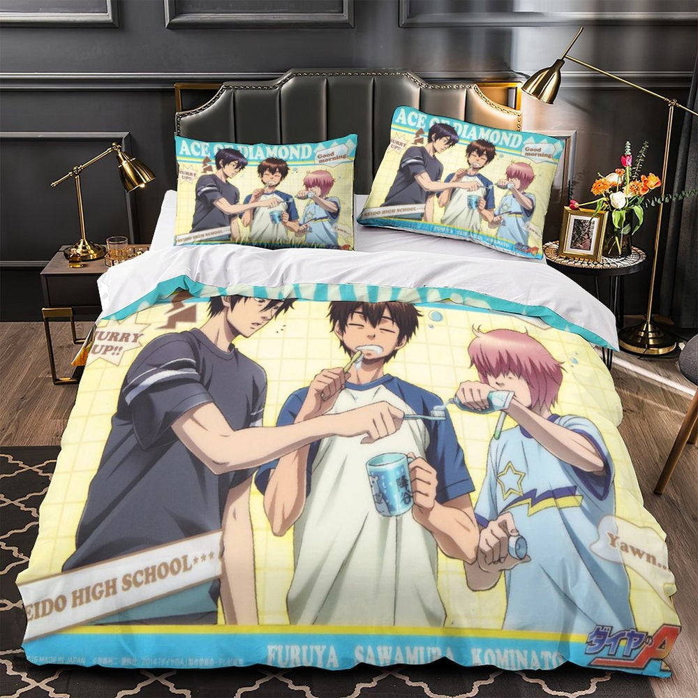 Ace of Diamond Bedding Set Duvet Cover Without Filler (Online Order Only)