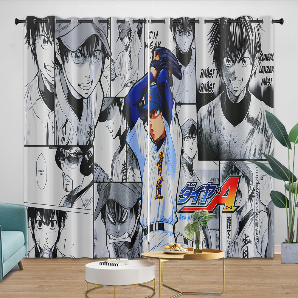 Ace of Diamond Curtains Blackout Window Drapes Room Decoration (Online Order Only)