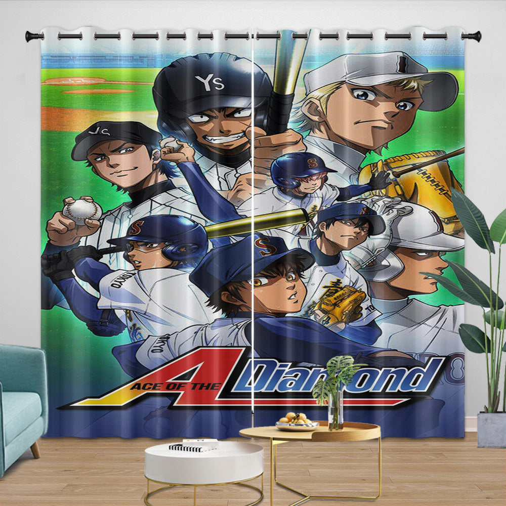 Ace of Diamond Curtains Blackout Window Drapes Room Decoration (Online Order Only)