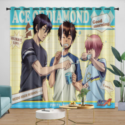 Ace of Diamond Curtains Blackout Window Drapes Room Decoration (Online Order Only)