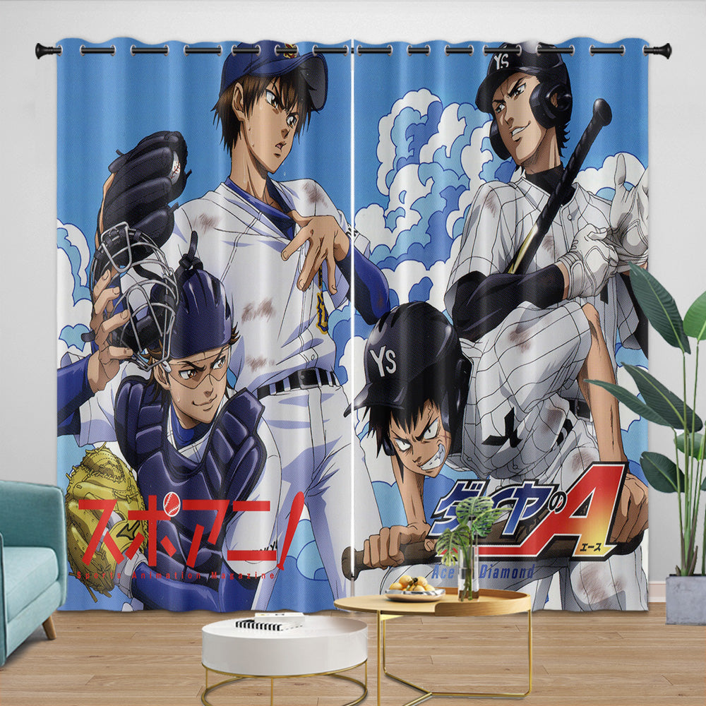 Ace of Diamond Curtains Blackout Window Drapes Room Decoration (Online Order Only)