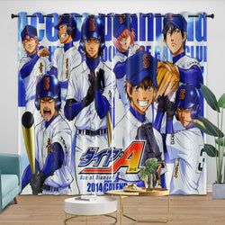 Ace of Diamond Curtains Blackout Window Drapes Room Decoration (Online Order Only)