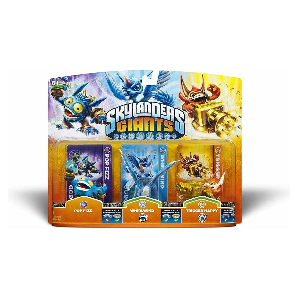 Skylanders Giants Triple Pack #1: Pop Fizz, Whirlwind, Trigger Happy (Online Order Only)