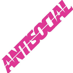 Antisocial Car Sticker Windshield Banner Night Run JDM Sport Competition Style Waterproof Sunscreen Decorative Vinyl Decals (ONLINE ORDER ONLY)